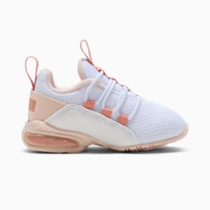 Tenis para infantes Axelion Mesh, PUMA White-Island Pink-Deeva Peach, extralarge